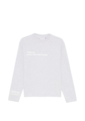 GEORGE. logo-print long-sleeve T-shirt - Grey