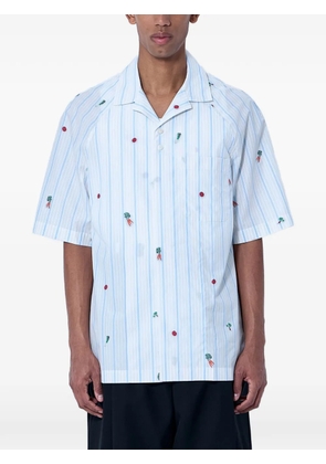 Jacquemus patterned polo shirt - Blue