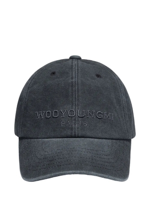 Wooyoungmi logo-embroidered cap - Grey