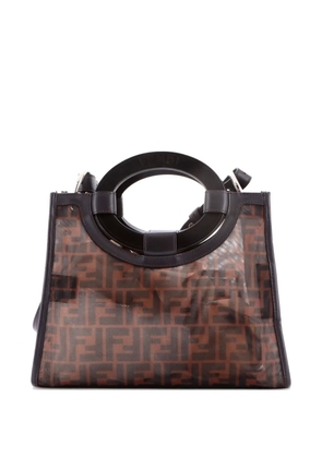 Fendi Pre-Owned Runaway Shopper Zucca Mesh Small tote bag - Brown