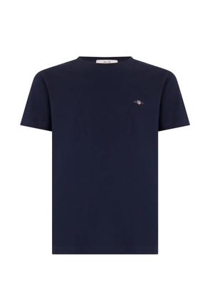 Gant logo-embroidered T-shirt - Blue