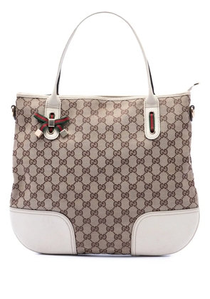 Gucci Pre-Owned 2016-2026 GG Canvas Princy satchel - White
