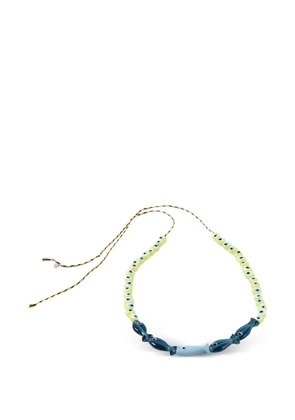 Sorbet Island fish beaded necklace - Blue