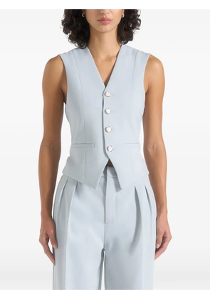 Manière De Voir Christine tailored waistcoat - Blue