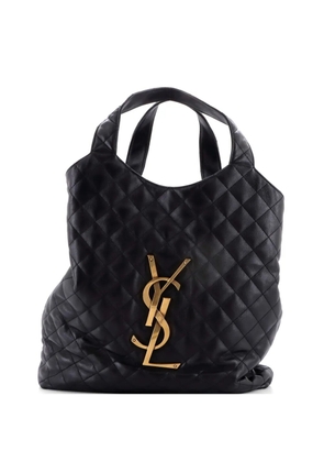 Saint Laurent Pre-Owned Icare Shopping Quilted Leather Maxi tote bag - Black