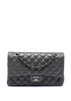 CHANEL Pre-Owned 2014 Medium Classic Iridescent Lambskin Double Flap shoulder bag - Grey