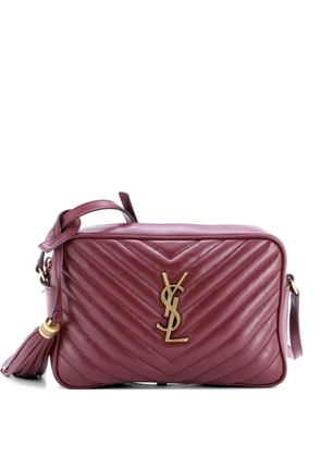 Saint Laurent Pre-Owned Lou Camera Bag Matelasse Chevron Leather Small crossbody bag - Red