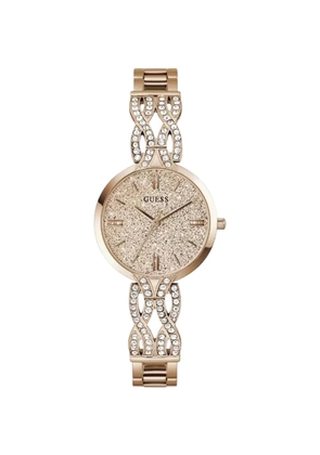 GUESS USA crystal-embellished 32mm watch - Gold