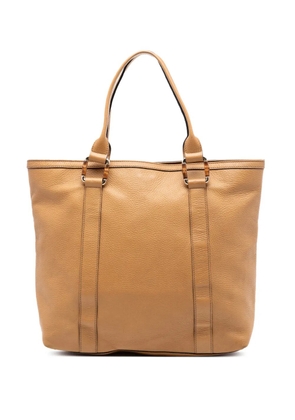 Gucci Pre-Owned 2016-2026 Grained Calfskin Bamboo Shopper tote bag - Brown