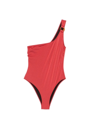 Anjuna one-shoulder ring-detail swimsuit - Red