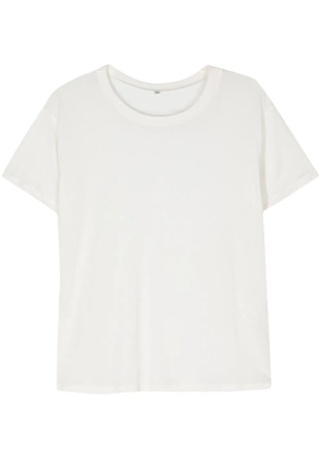 Baserange mélange lyocell T-shirt - White