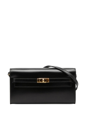 Hermès Pre-Owned 2000-2026 Box Calf Kelly To Go Wallet crossbody bag - Black