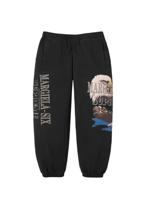 Supreme x MM6 Maison Margiela Eagle-print track pants - Black