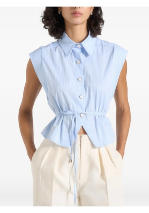 Manière De Voir Malia striped shirt - Blue