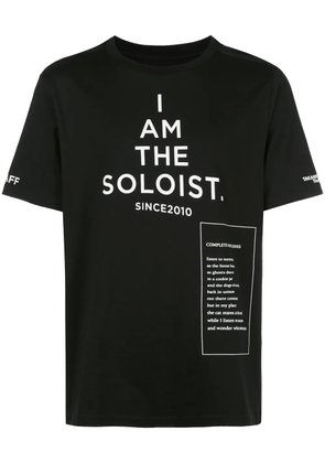 Takahiromiyashita The Soloist logo print T-shirt - Black