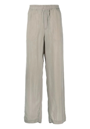 Diesel P-Tool logo-embroidered wide-leg trousers - Green