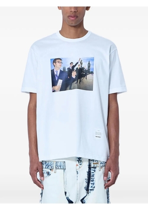 Junya Watanabe graphic-print T-shirt - White