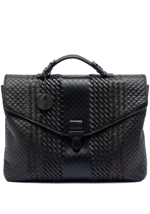 Bottega Veneta Pre-Owned 2012-2026 Nappa Intreccio Imperatore business bag - Brown