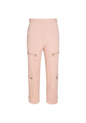 FENDI zip-pocket cargo pants - Pink