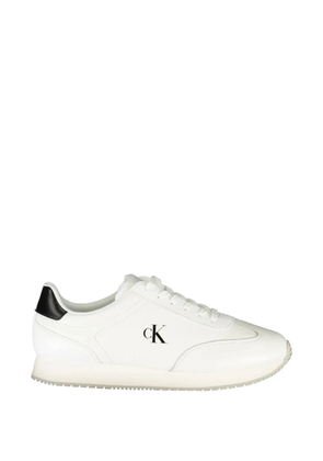Calvin Klein logo-print sneakers - White