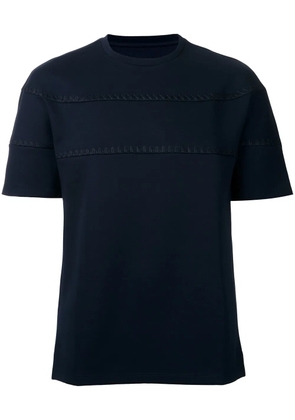 Wooyoungmi stitching detail T-shirt - Blue