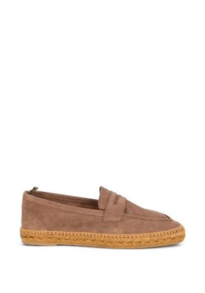 Castañer suede penny-slot espadrilles - Neutrals