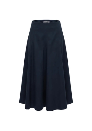Jacquemus Triangle midi skirt - Blue