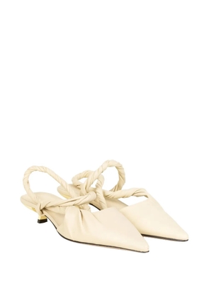 JVAM twisted-strap pointed-toe pumps - Neutrals