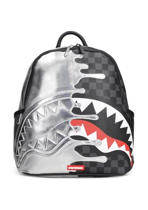 Sprayground checkerboard shark-mouth backpack - Black
