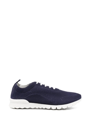 Kiton knit lace-up sneakers - Blue