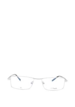 S.T. Dupont rectangle-frame glasses - Silver