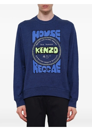 Kenzo logo-print sweatshirt - Blue