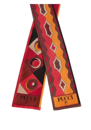 PUCCI mixed-print silk twill - Red