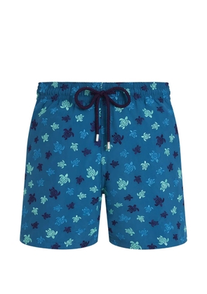 Vilebrequin turtle-print swim shorts - Blue