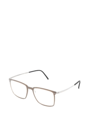 Silhouette square-frame glasses - Brown