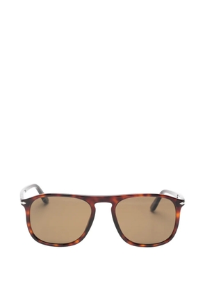 Persol tortoiseshell-effect square-frame sunglasses - Brown