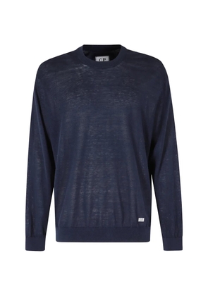C.P. Company fine-knit raglan-sleeve sweater - Blue