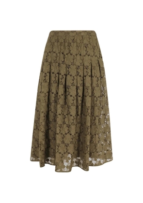 Max Mara Airone midi skirt - Green