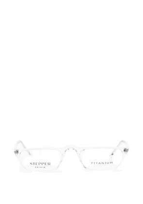 STEPPER EYEWEAR rectangle-frame glasses - White