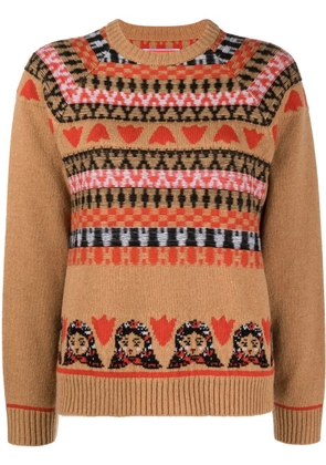 La DoubleJ Maiden wool jumper - Neutrals