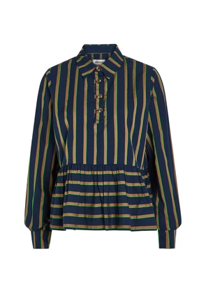 DAMSON MADDER Kinsley striped blouse - Blue