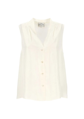 Forte Forte sleeveless button-up shirt - Yellow