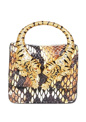 Roberto Cavalli mini Roar tote bag - Brown