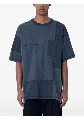Comme des Garçons Homme patchwork chest-pocket T-shirt - Grey