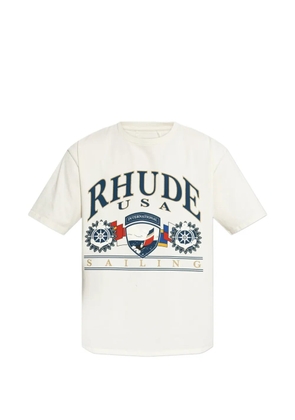RHUDE graphic-print T-shirt - Neutrals