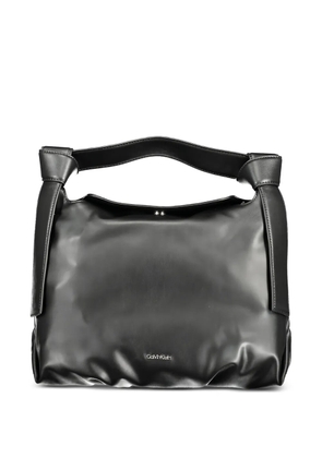 Calvin Klein logo-plaque tote bag - Black