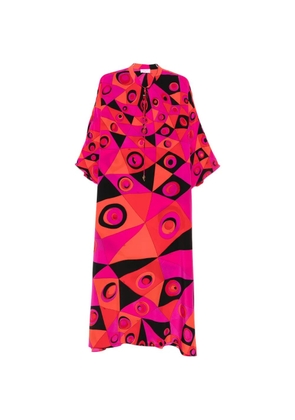 PUCCI geometric-print kaftan - Pink