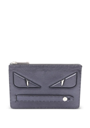 Fendi Pre-Owned 2000s Bag Bugs leather clutch bag - Blue