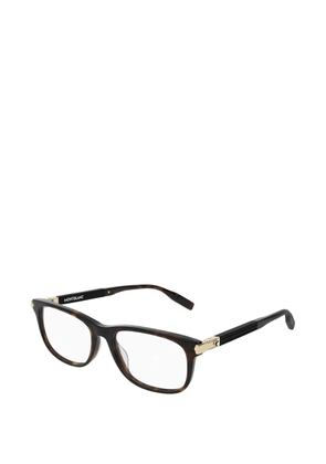 Montblanc square-frame glasses - Brown