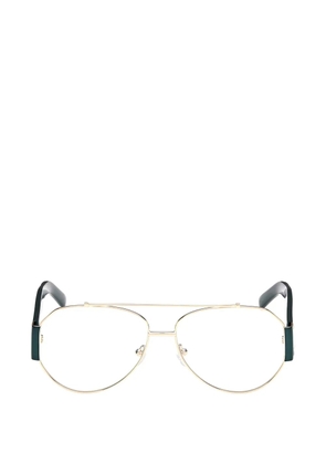 MCM double-bridge pilot-frame glasses - Gold